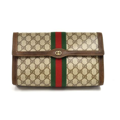 gucci flap clutch white|Gucci clutch vintage.